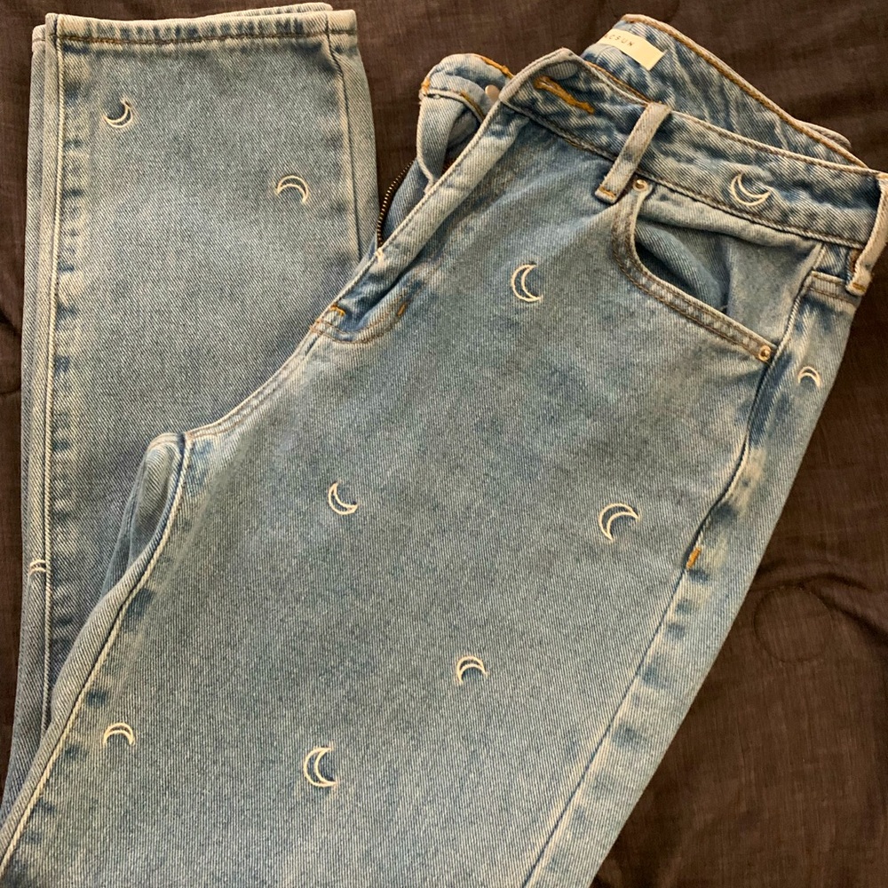 American eagle jeans with crescent moons